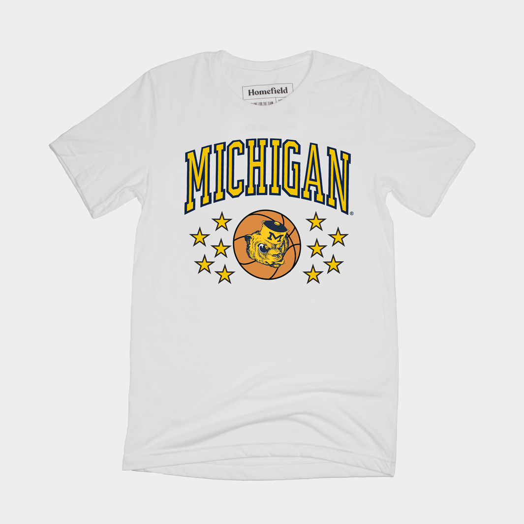 Show Your Wolverine Pride with This Michigan Basketball Tee