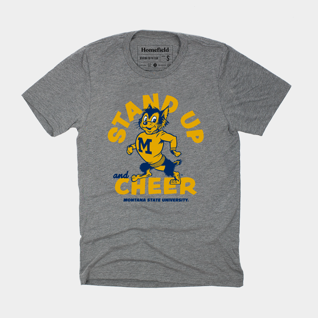 Montana State Vintage Fight Song T-Shirt - A Tribute to the Bobcats