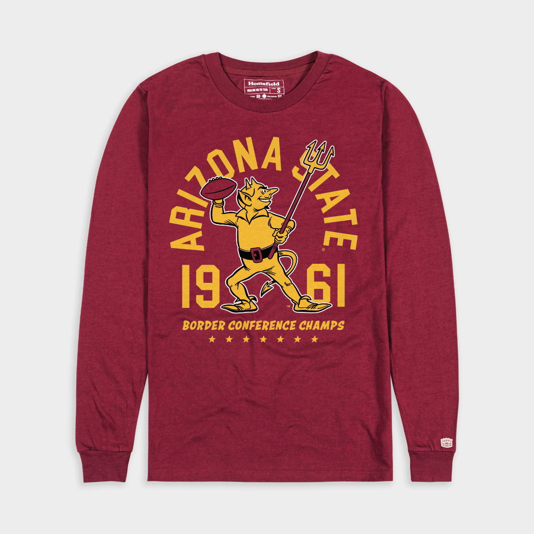 Celebrate Arizona State Football's 1961 Conference Champs with This Long Sleeve!