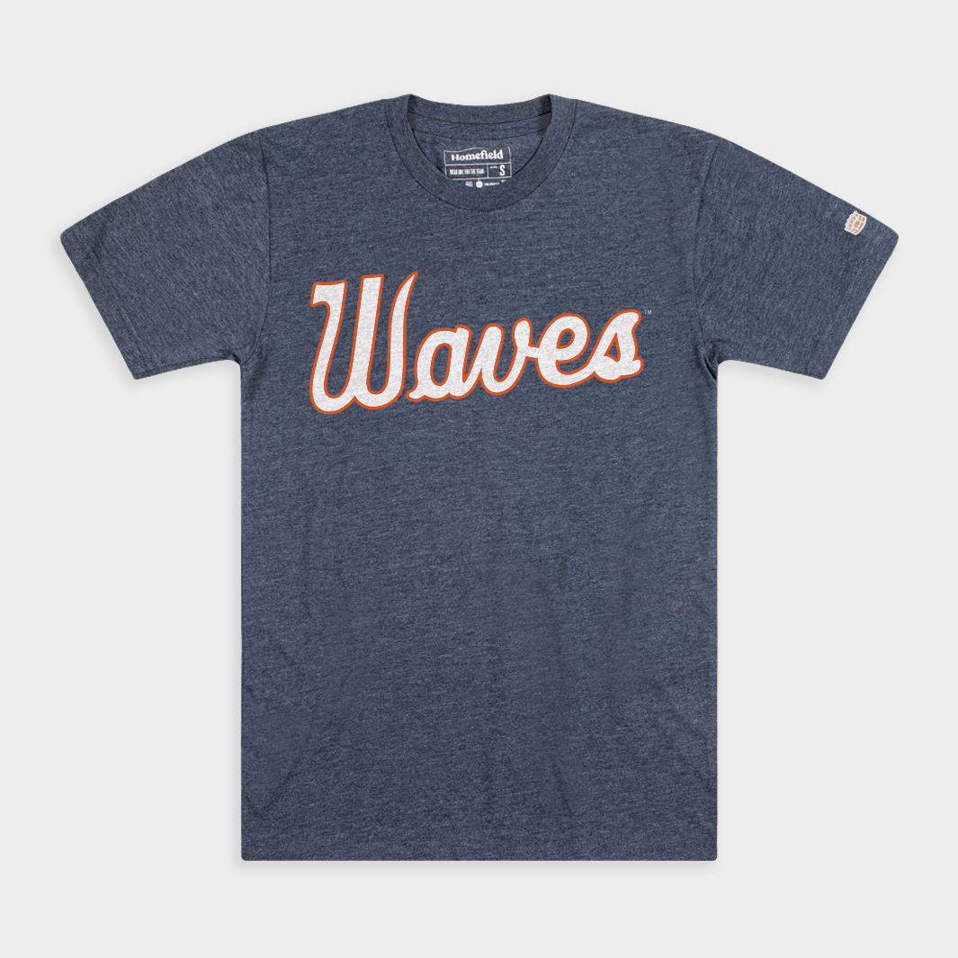 Vintage Pepperdine Waves Basketball Script Tee - A Must-Have for Fans!
