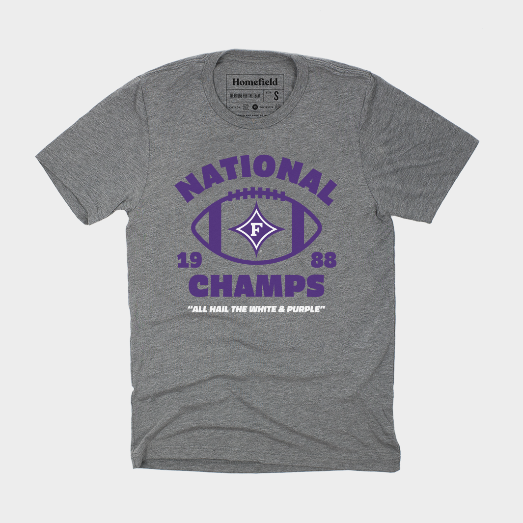 Championship Glory: Furman Vintage Football Tee