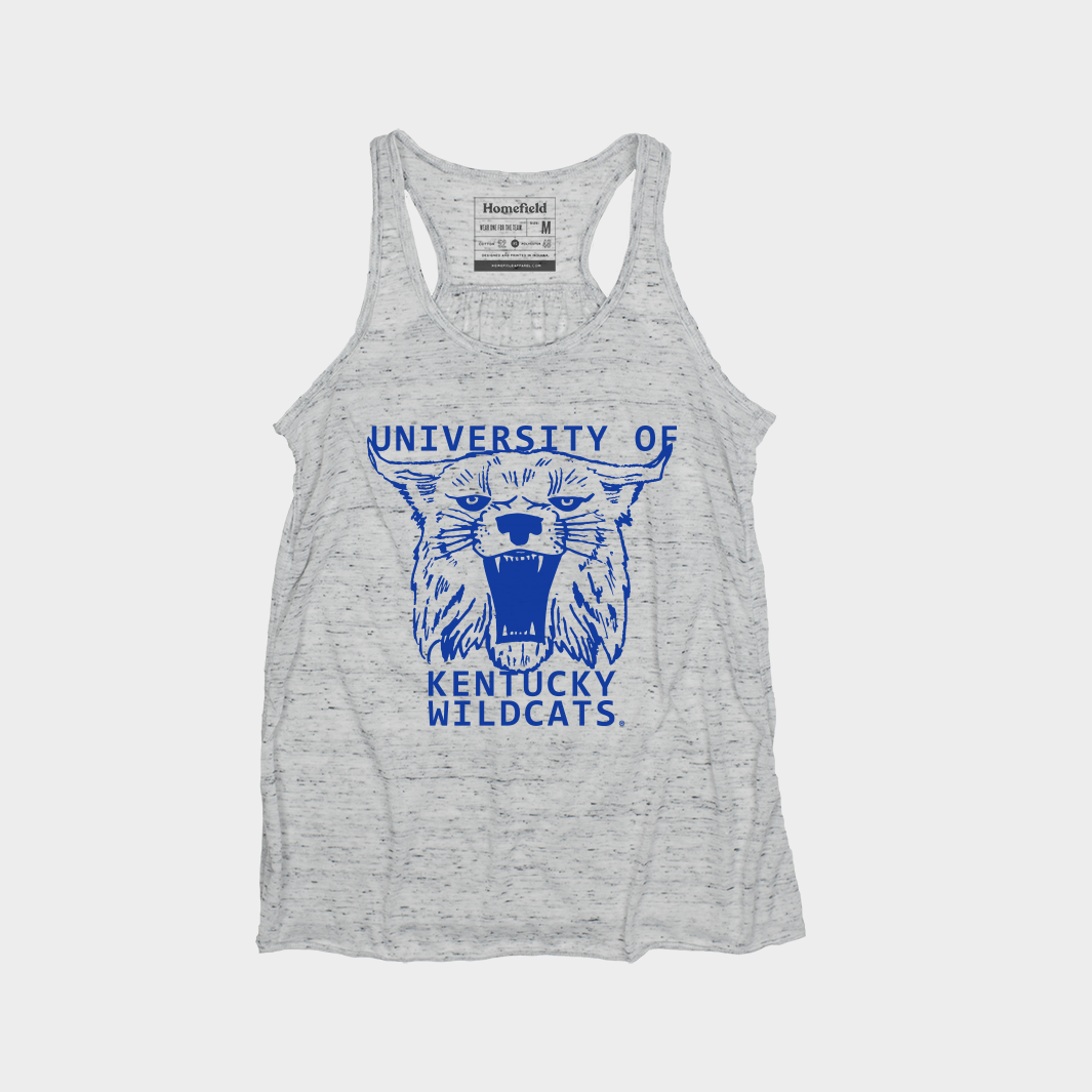 Vintage UK Wildcats Women's Football-Watching Tank