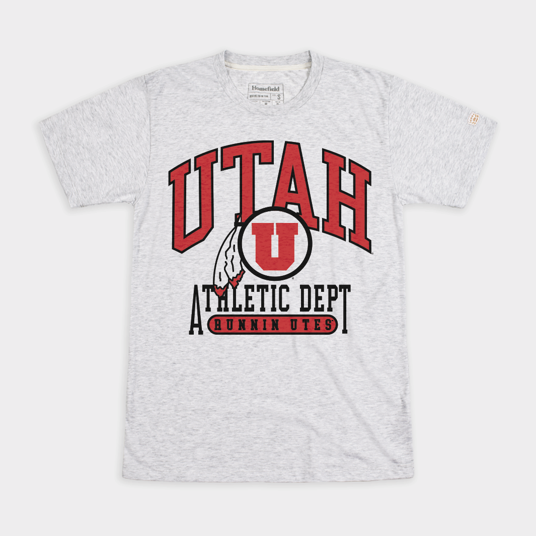 Get Your Game On! Utah Runnin' Utes Retro Athletic Dept. Tee