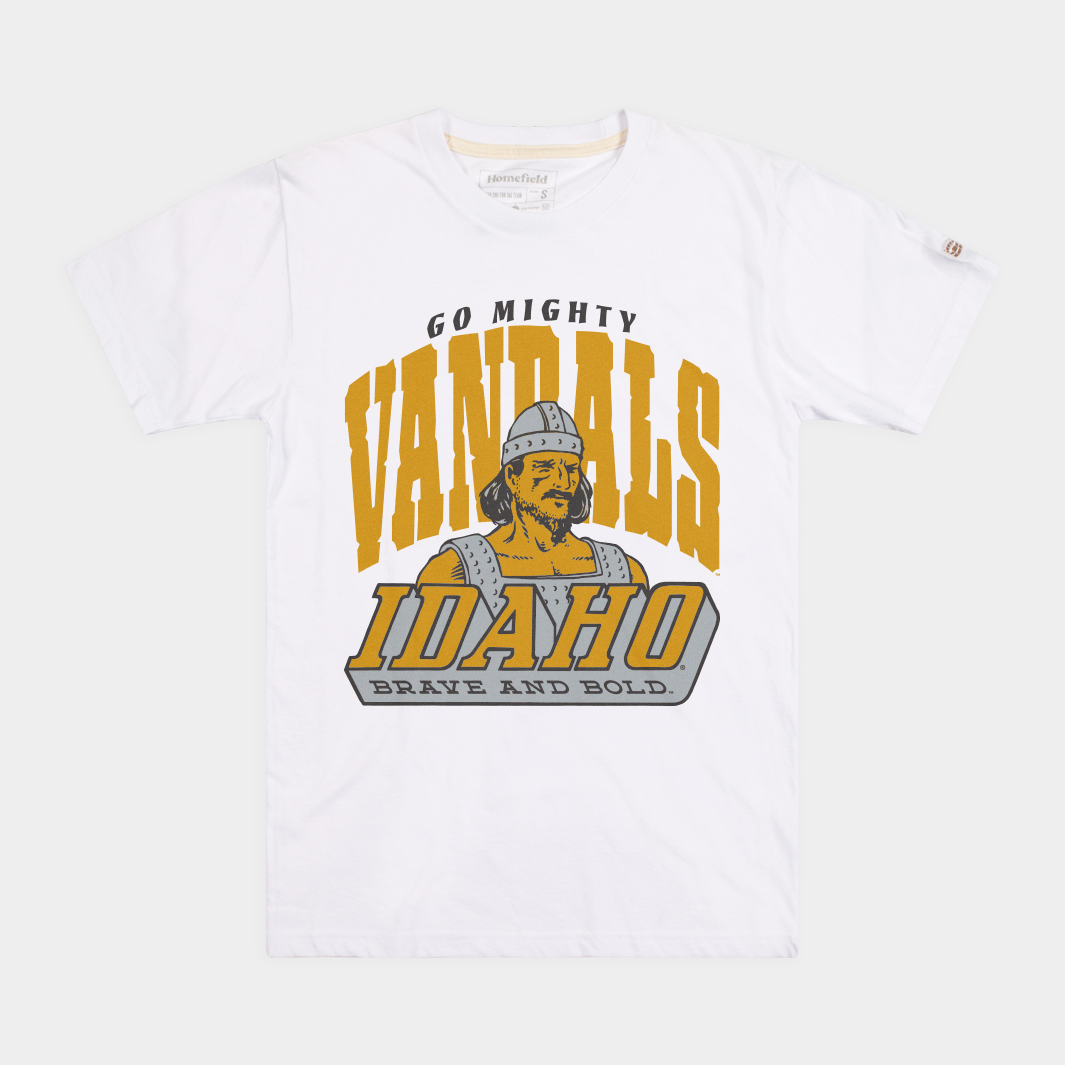Show Your Idaho Pride with the Mighty Vandals Vintage Logo Tee