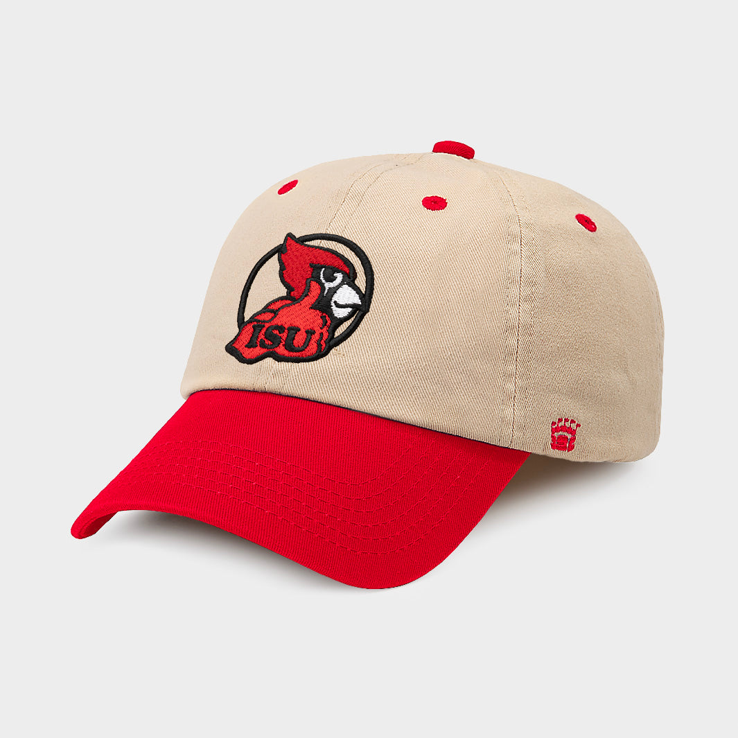 Illinois State Vintage Redbird Logo Dad Hat - A Timeless Tribute