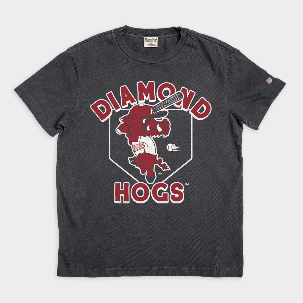 Arkansas Diamond Hogs Vintage Tribute Heavyweight Tee