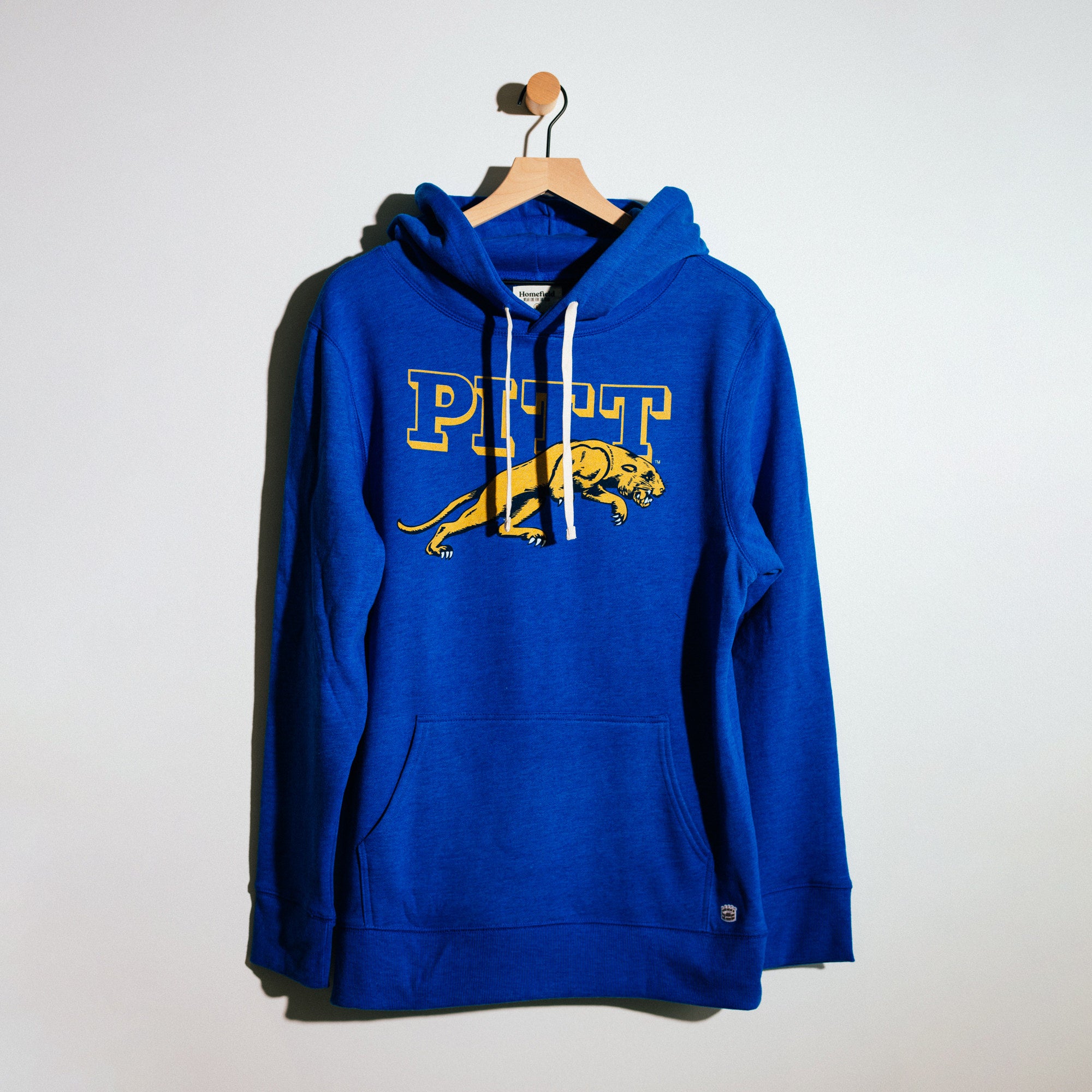 Vintage Pitt Leaping Panther Hoodie - A Must-Have for Panthers Fans!