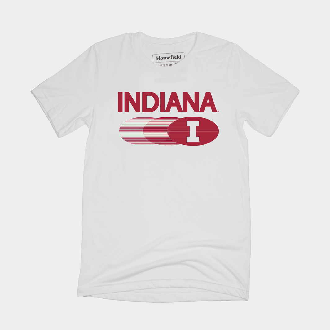 Show Your IU Pride with This 80s-Inspired Football Tee