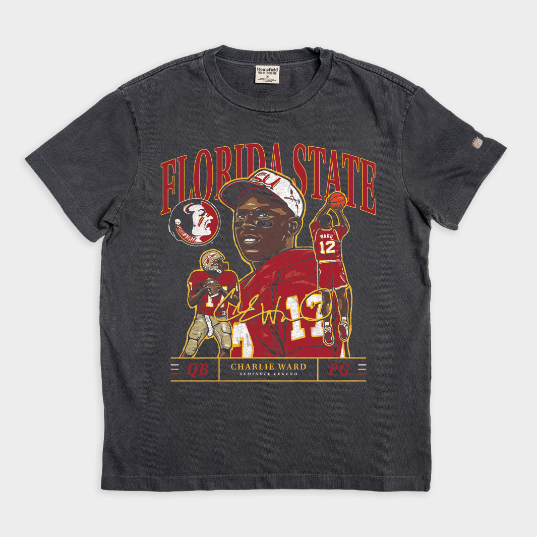 Florida State Charlie Ward Vintage Tribute Heavyweight Tee