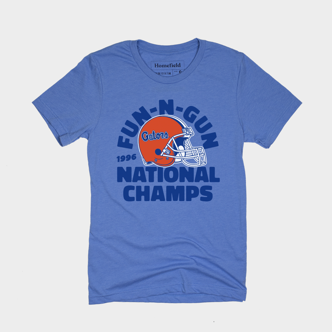 Relive the 1996 Glory: Fun-n-Gun Gators Football T-Shirt