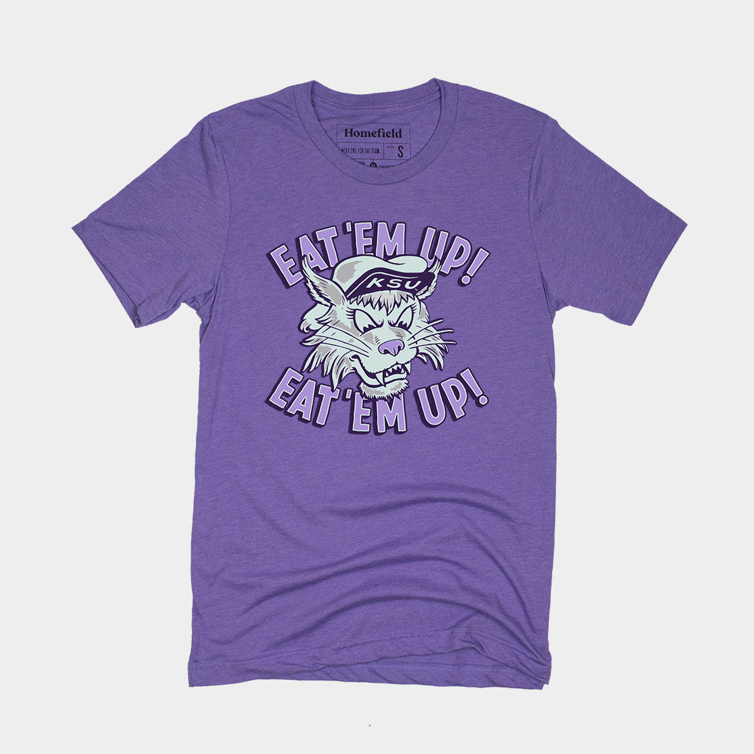 K-State Vintage 'Eat 'Em Up' Tee - A Must-Have for Fans