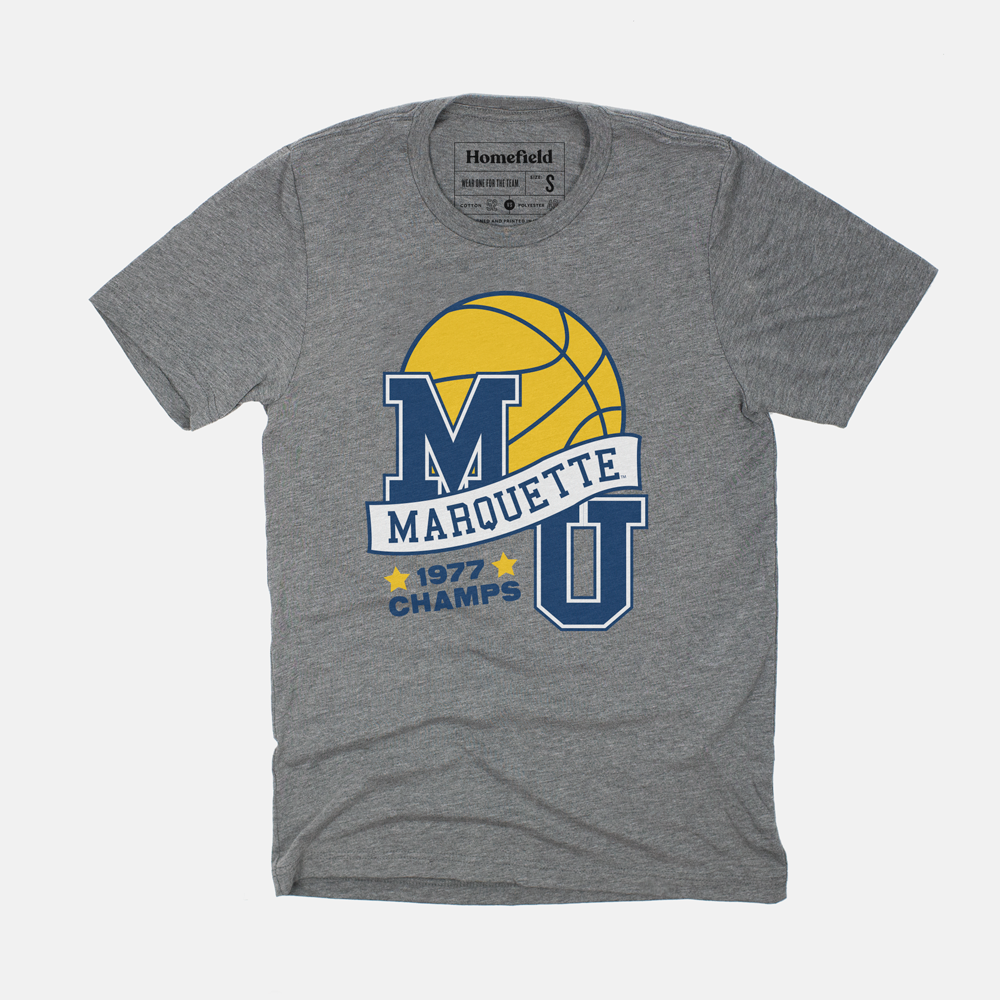 Champion Tribute: Marquette University Basketball T-Shirt