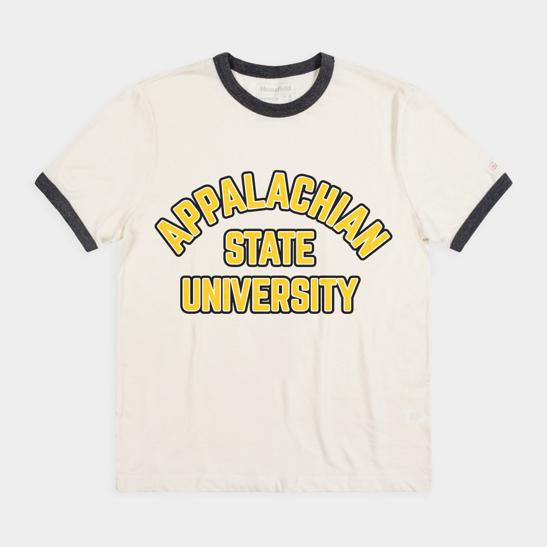 Step Back in Time with Our Vintage-Inspired Appalachian State Ringer Tee