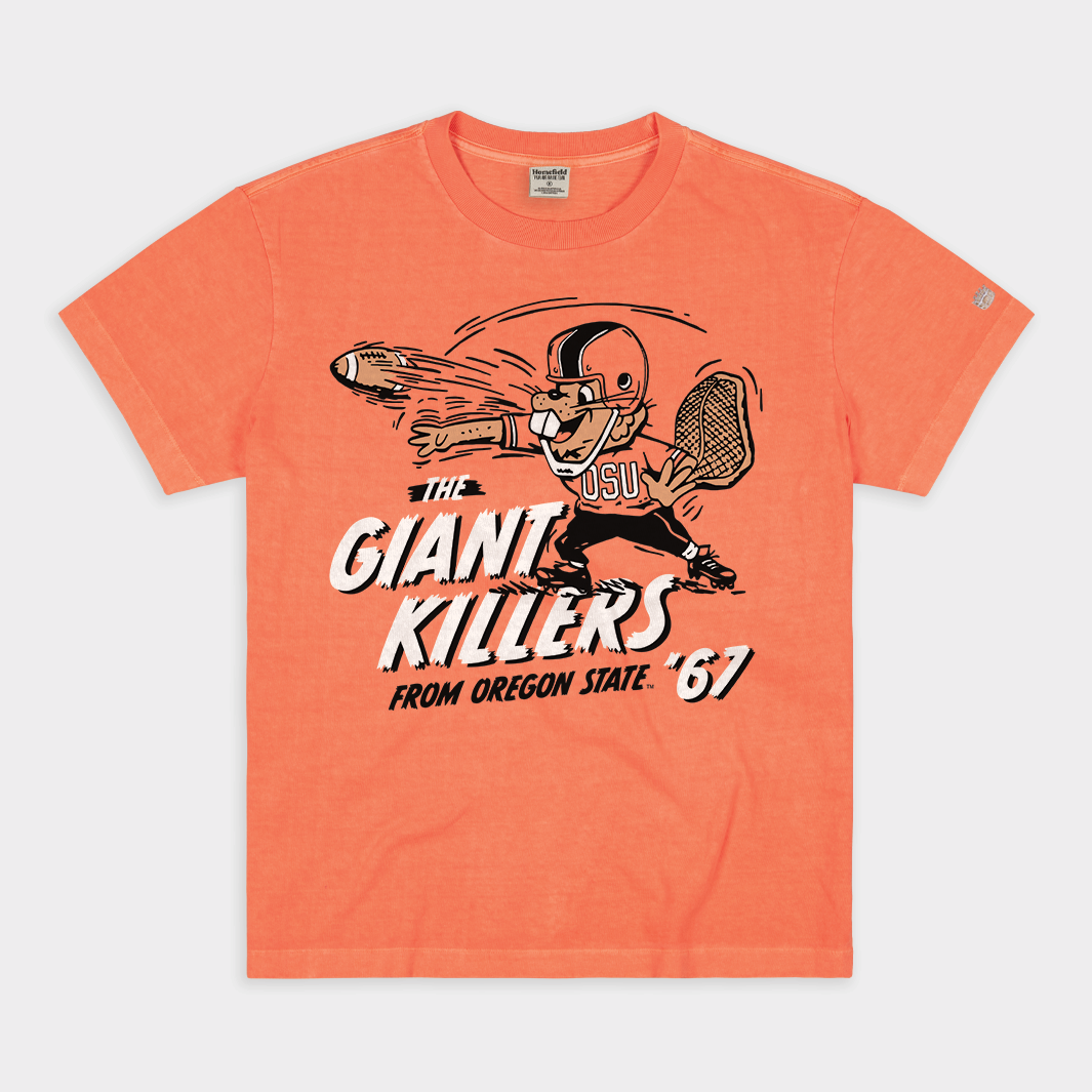 Relive the Glory: OSU Football 1967 Giant Killers Vintage Heavyweight Tee