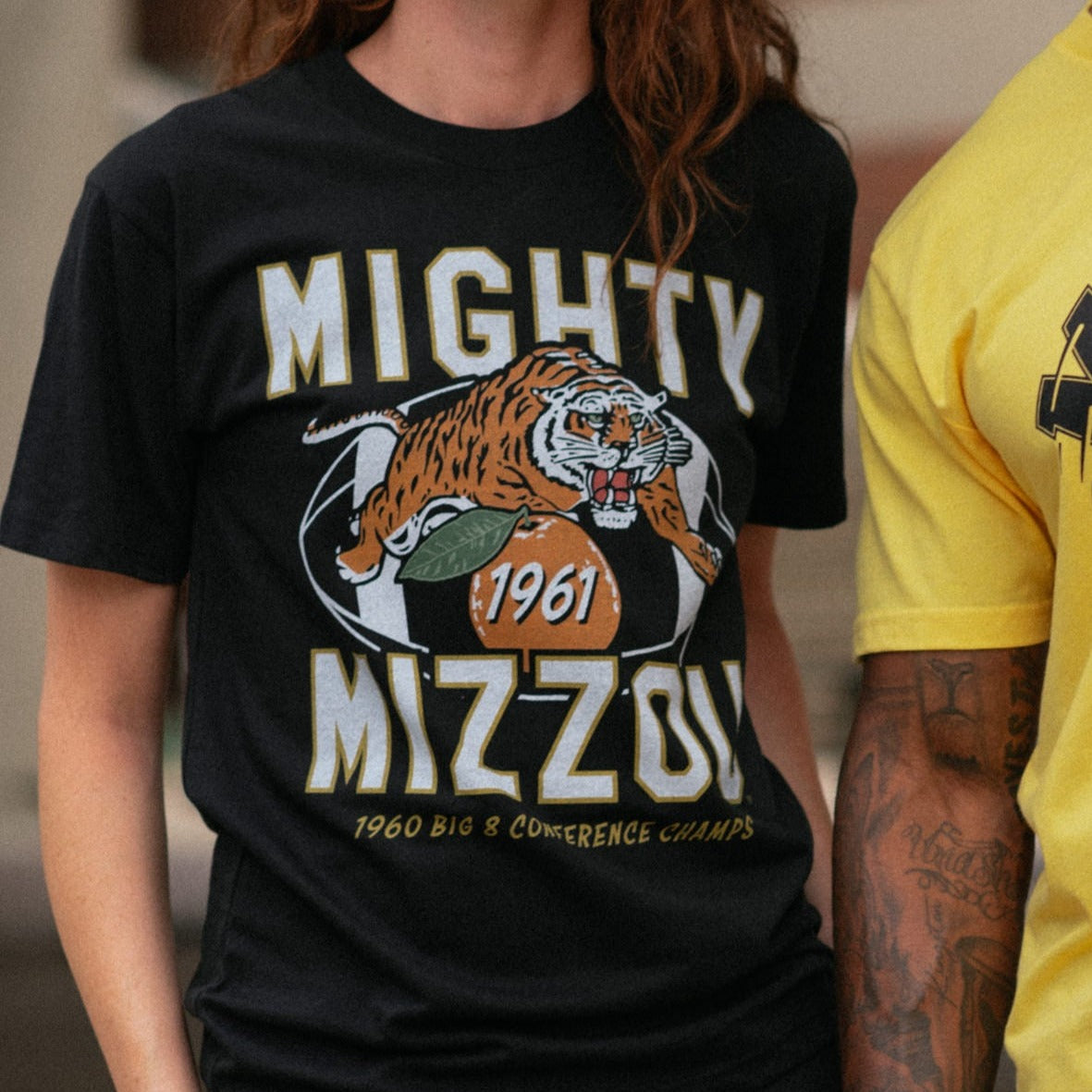 Relive the Mighty Mizzou Tigers' 1960 - 61 Football Glory with This Tee!