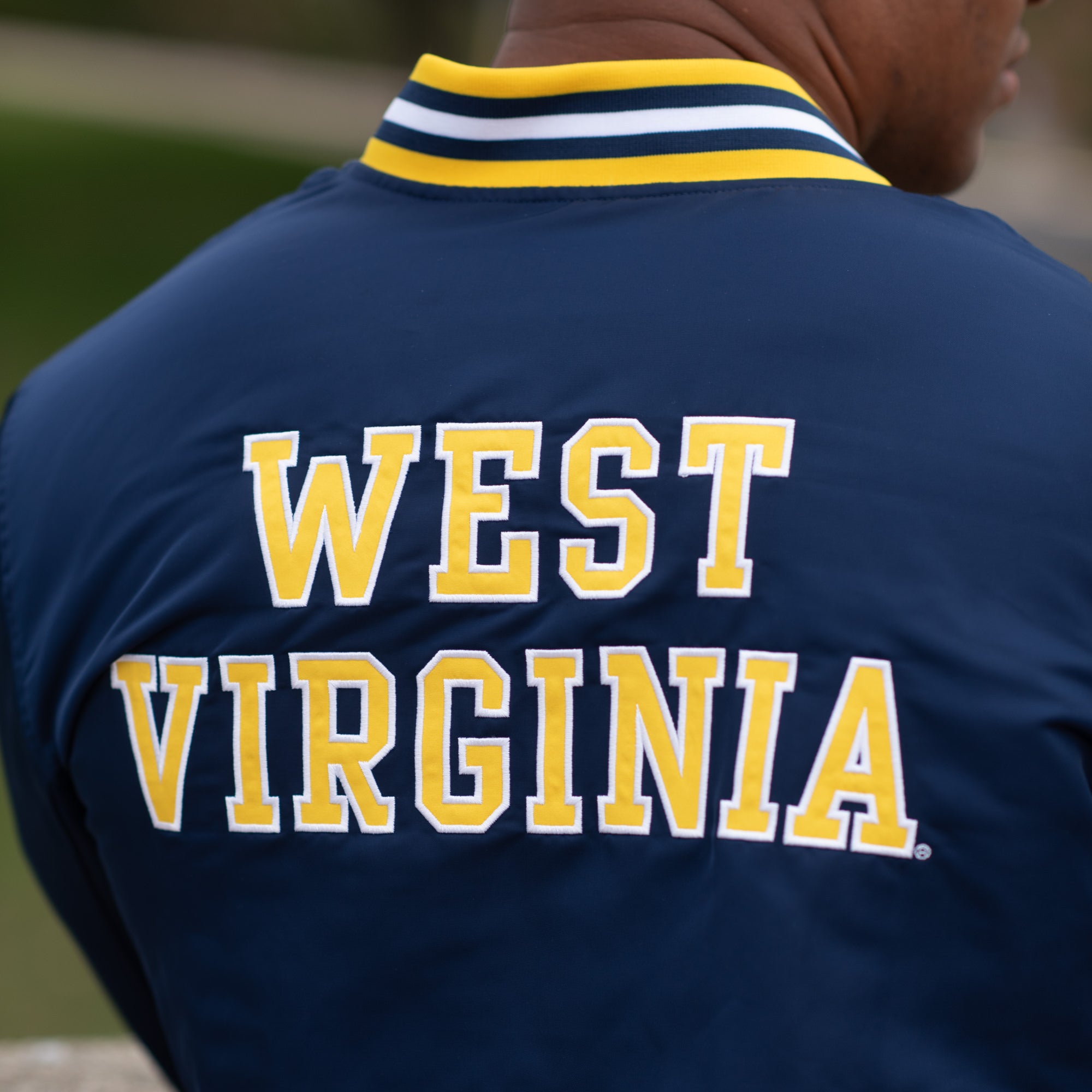 Relive WVU Glory Days with Our Retro Bomber Jacket