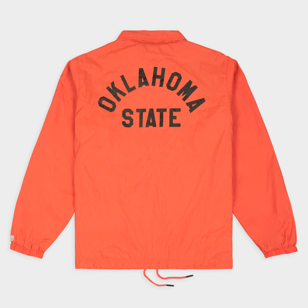 Show Your Pride with the Oklahoma State Cowboys Retro Logo Coaches Jacket