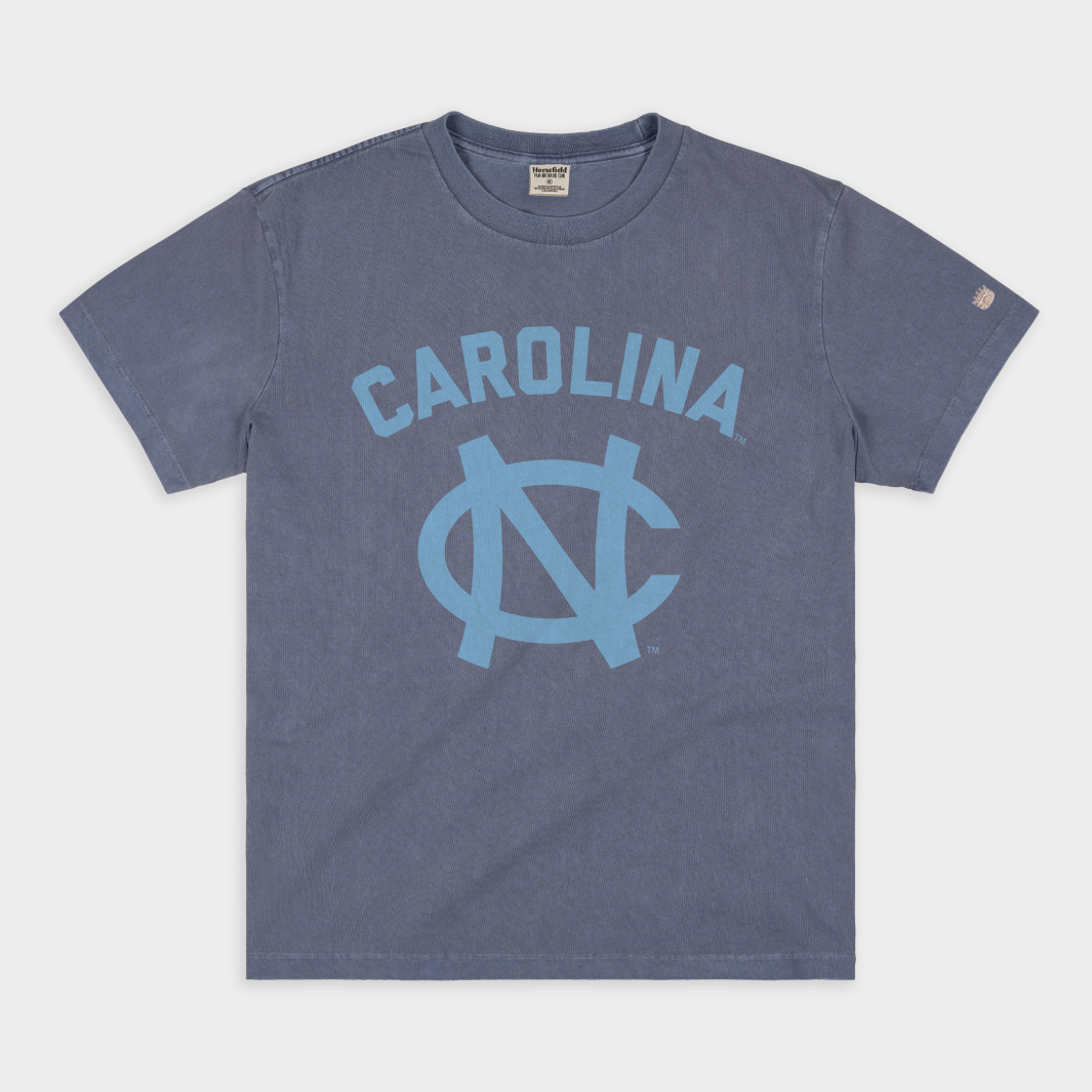 UNC Vintage Heavyweight Retro Lockup Logo Tee