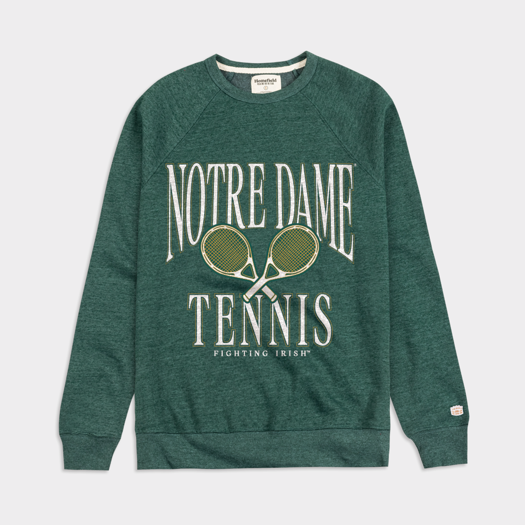 Notre Dame Fighting Irish Retro-Inspired Tennis Crewneck